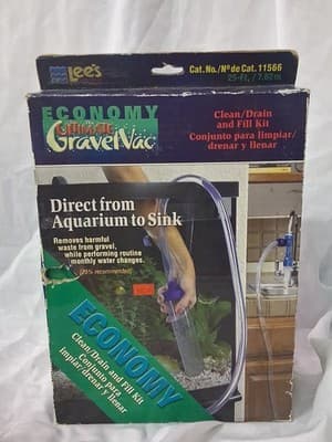 LEE'S Ultimate Gravel Vacuum Kit 25 FOOT Aquarium Water Changer Tank Cleaner