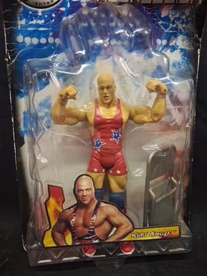 WWE Kurt Angle Ruthless Aggression Series 8 2004 Jakks Pacific MOC WWF TNA - Thumbnail 2