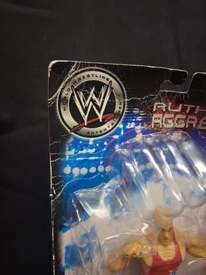 WWE Kurt Angle Ruthless Aggression Series 8 2004 Jakks Pacific MOC WWF TNA - Thumbnail 3