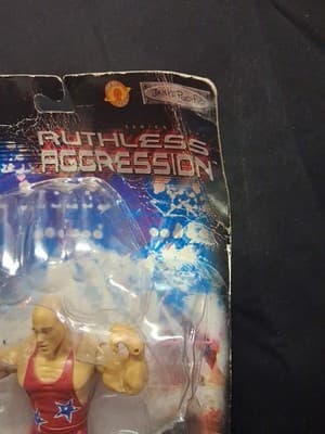 WWE Kurt Angle Ruthless Aggression Series 8 2004 Jakks Pacific MOC WWF TNA - Thumbnail 4