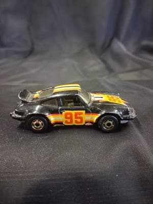 Hot Wheels Hot Ones Porsche 1974 P-911 Turbo Black Die Cast P911 911 VTG Vintage - Thumbnail 3