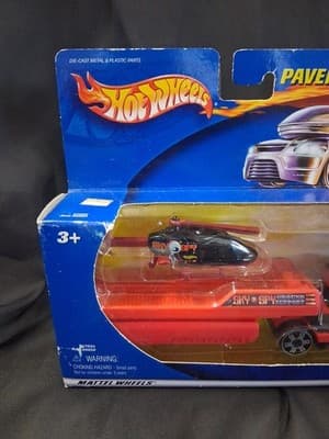 2001 Hot Wheels Pavement Pounders, Sky Spy Helicopter New In Box! RARE - Thumbnail 2