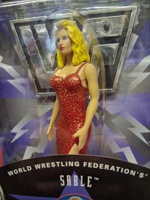 Sable WWF Ringside Collection Wresting action figure NIB NIP 1997 Jakks Pacific - Thumbnail 5