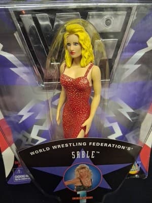 Sable WWF Ringside Collection Wresting action figure NIB NIP 1997 Jakks Pacific - Thumbnail 4