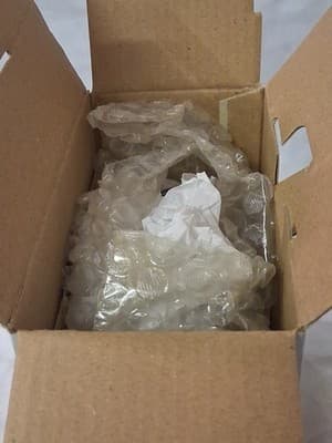 BNIB Hic Kitchen Clear Glass Hand Juicer Citrus Reamer w Pour Spout Handle New - Thumbnail 3