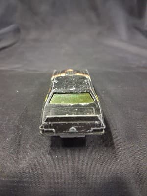 Vintage Hot Wheels Flying Colors 1974 Blackwall Black Ford Torino Stocker 3 MB26 - Thumbnail 4