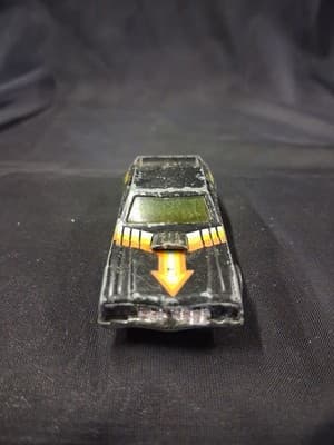 Vintage Hot Wheels Flying Colors 1974 Blackwall Black Ford Torino Stocker 3 MB26 - Thumbnail 2