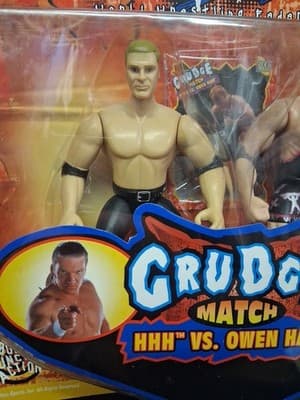 WWF Grudge Match HHH VS. OWEN HART Action Figures Jakks Pacific Wrestling NIB - Thumbnail 5