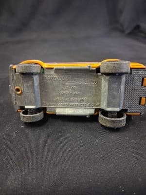 1979 Lesney Matchbox Super Fast #68 Chevy Van Orange England - Thumbnail 4