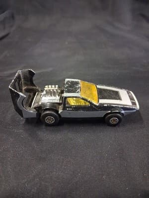 Vintage Matchbox Superfast No 51 Midnight Magic Black Silver 1972 Car Die Cast - Thumbnail 2