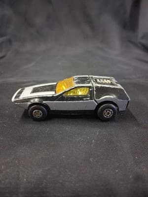Vintage Matchbox Superfast No 51 Midnight Magic Black Silver 1972 Car Die Cast - Thumbnail 4
