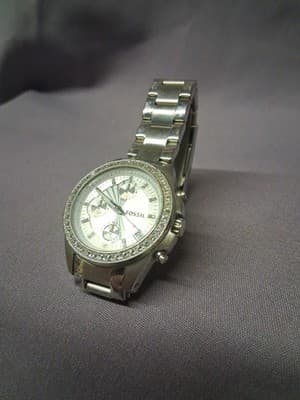 Fossil Decker Chronograph ES2681 Womens Watch 37mm Stainless Steel - Thumbnail 2