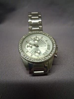 Fossil Decker Chronograph ES2681 Womens Watch 37mm Stainless Steel - Thumbnail 4