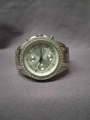 Fossil Decker Chronograph ES2681 Womens Watch 37mm Stainless Steel - Thumbnail 5