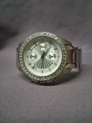 Fossil Decker Chronograph ES2681 Womens Watch 37mm Stainless Steel - Thumbnail 6