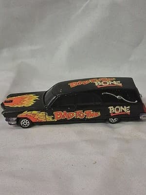 Vintage Mania Road Champs 90s Bad To The Bone Hearse Car 1994 5.25" - Thumbnail 4