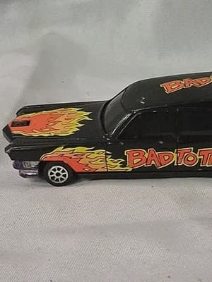 Vintage Mania Road Champs 90s Bad To The Bone Hearse Car 1994 5.25" - Thumbnail 5