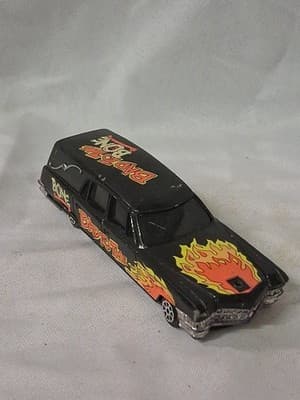 Vintage Mania Road Champs 90s Bad To The Bone Hearse Car 1994 5.25" - Thumbnail 2