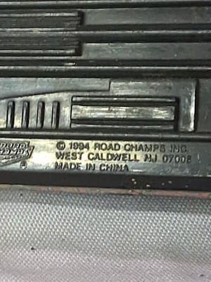 Vintage Mania Road Champs 90s Bad To The Bone Hearse Car 1994 5.25" - Thumbnail 9