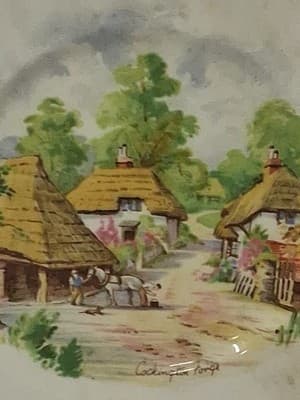 Sandland Ware Cockington Forge Ceramic Plate Staffordshire England - Thumbnail 2