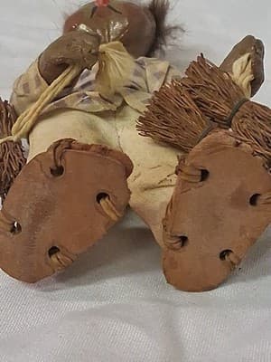 Vintage Mexican Gaucho Yardman Handmade Doll - Thumbnail 10