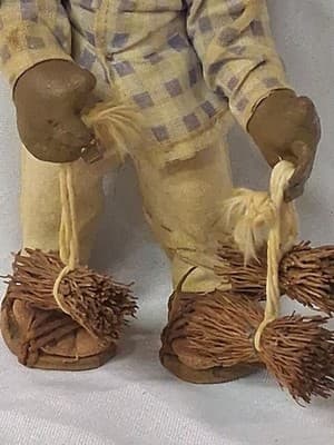 Vintage Mexican Gaucho Yardman Handmade Doll - Thumbnail 4