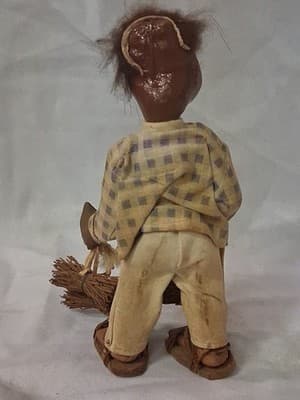 Vintage Mexican Gaucho Yardman Handmade Doll - Thumbnail 7