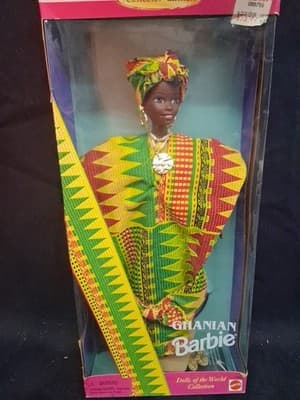Ghanian Barbie Dolls of the World Collection Ghanian 1996 Mattel 15303 NIB - Thumbnail 2