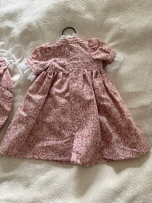 Beautiful Handmade Doll Dress For 18" American Girl Doll Colonial Dress Style - Thumbnail 2