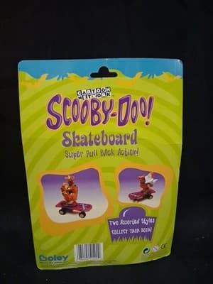 NEW Warner Brothers Scooby Doo & Shaggy Pull Back Skateboard 1998 Boley - Thumbnail 3