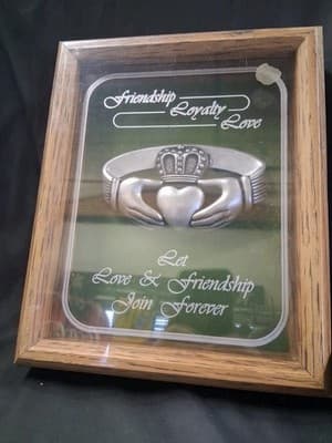 Framed Claddagh Ring, Special Moments, 1986, Love & Friendship - Thumbnail 4