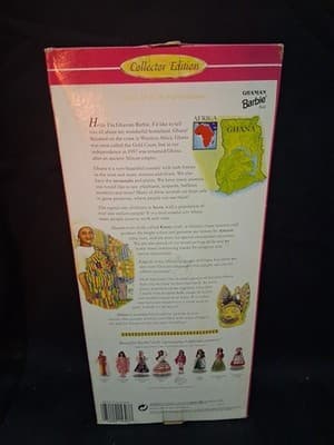 Ghanian Barbie Dolls of the World Collection Ghanian 1996 Mattel 15303 NIB - Thumbnail 3