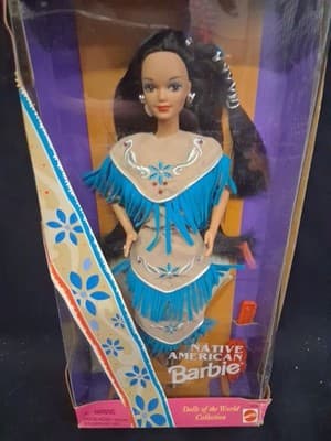 Native American Barbie (Mattel - Dolls of the World Collection) - Thumbnail 2