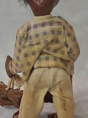 Vintage Mexican Gaucho Yardman Handmade Doll - Thumbnail 8