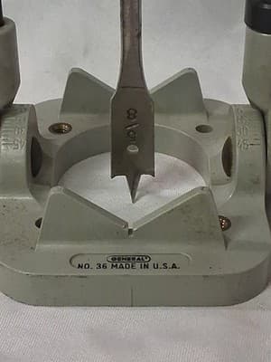 General No. 36 Drill Guide Stand Fixture, Made in USA, Vintage Original - Thumbnail 6