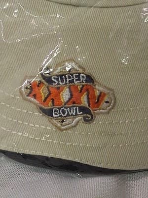 Baltimore Ravens Beige Navy Super Bowl XXXV Champions NFL Adjustable Hat SEALED - Thumbnail 3