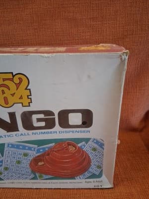 SEALED 1975 HASBRO AUTOMATIC BINGO GAME Vtg Very RARE Pawtucket RI New In Box - Thumbnail 3