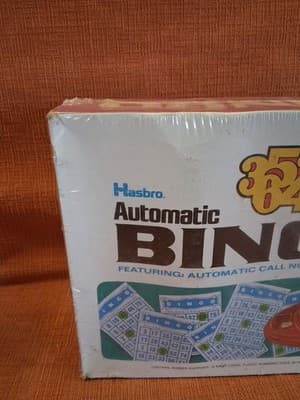 SEALED 1975 HASBRO AUTOMATIC BINGO GAME Vtg Very RARE Pawtucket RI New In Box - Thumbnail 2