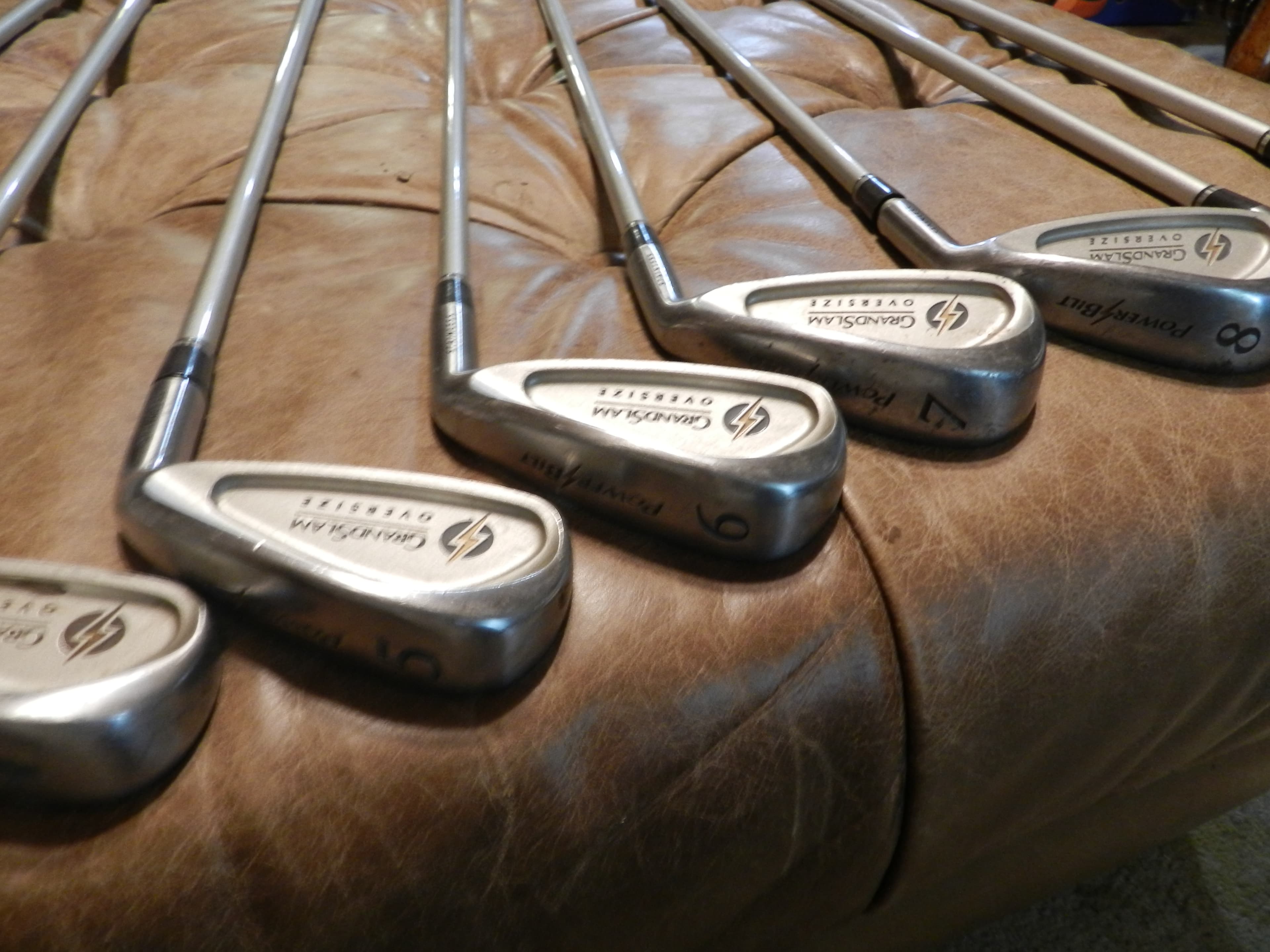 Powerbilt Grand Slam Oversize 1W 3W, 5W, 4,5,6, 7, 8, 9 Irons,S & P Wedge N30K - Thumbnail 12