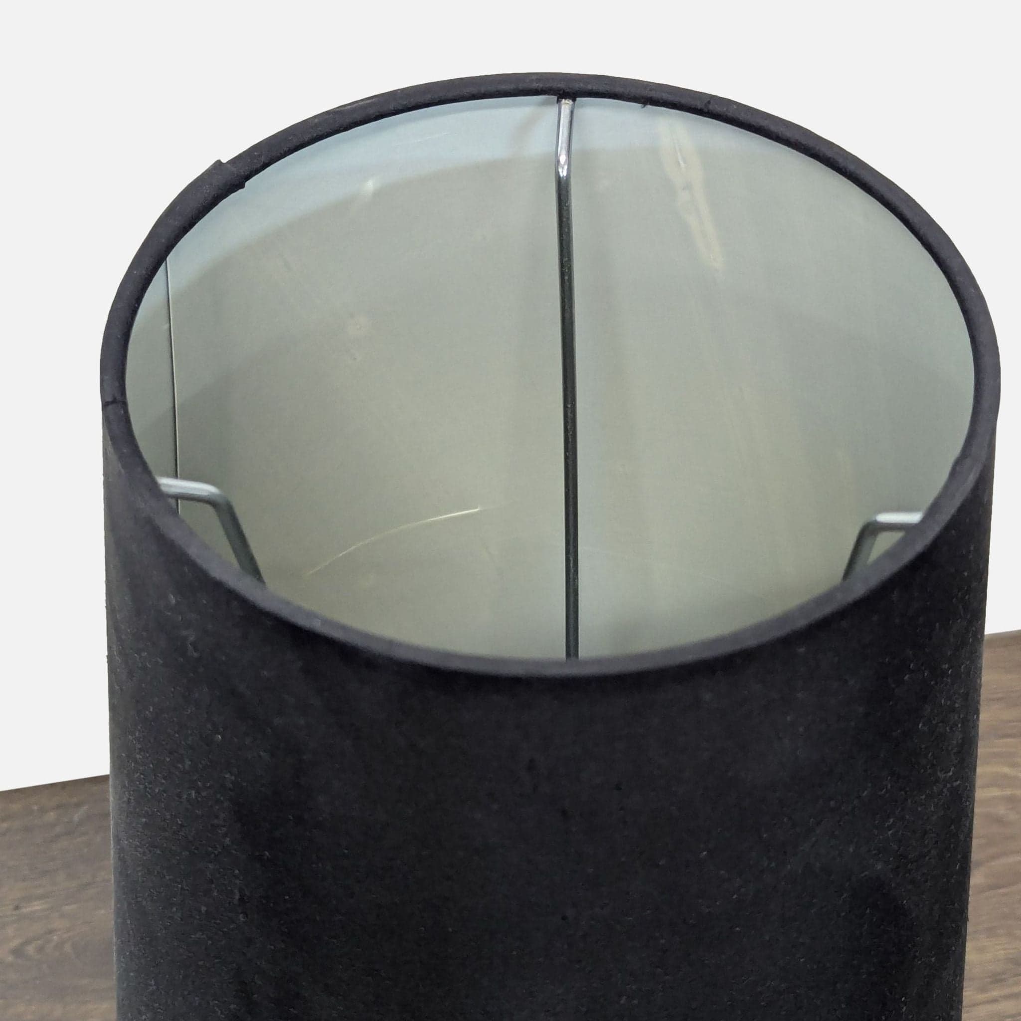 Jonathan Adler Claridge Lead Crystal Table Lamp with Black Shade - Thumbnail 4