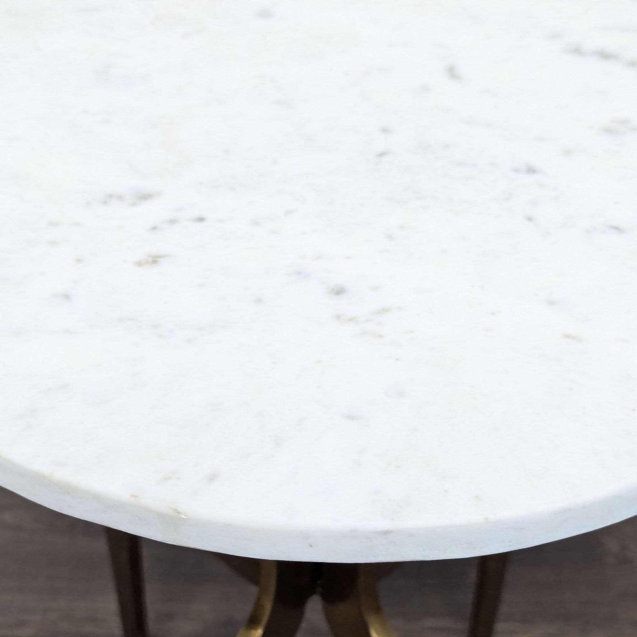 CB2 Dorset Marble Side Table - Thumbnail 5