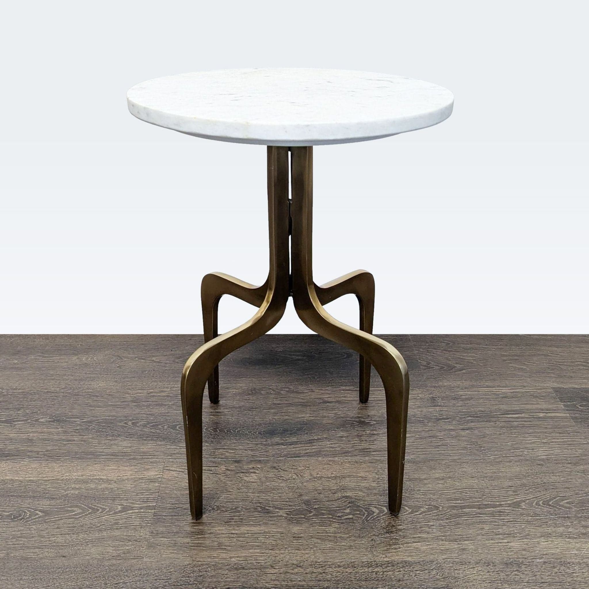 CB2 Dorset Marble Side Table - Thumbnail 8
