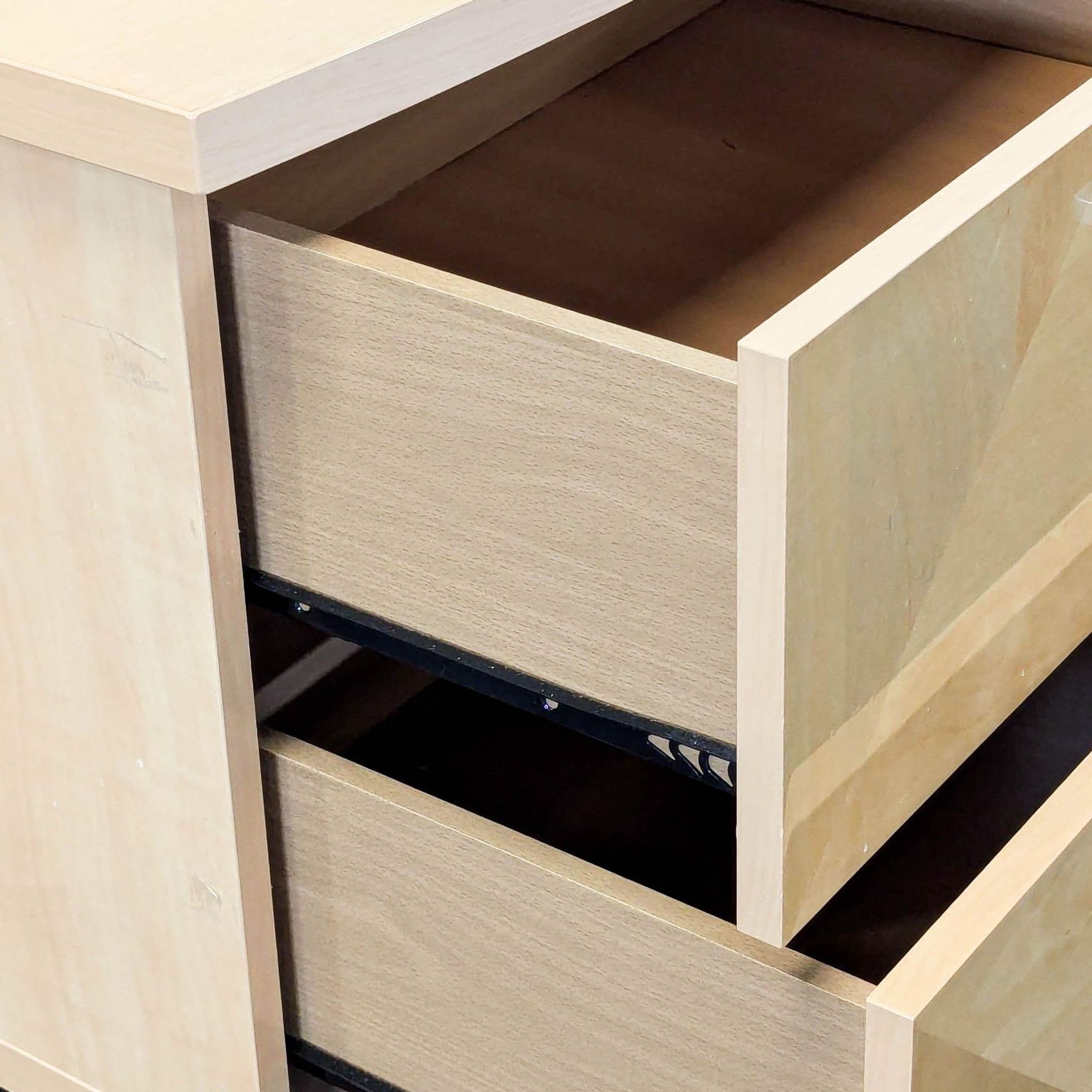 Alf Italia Two Tone Two Drawer Nightstand - Thumbnail 8