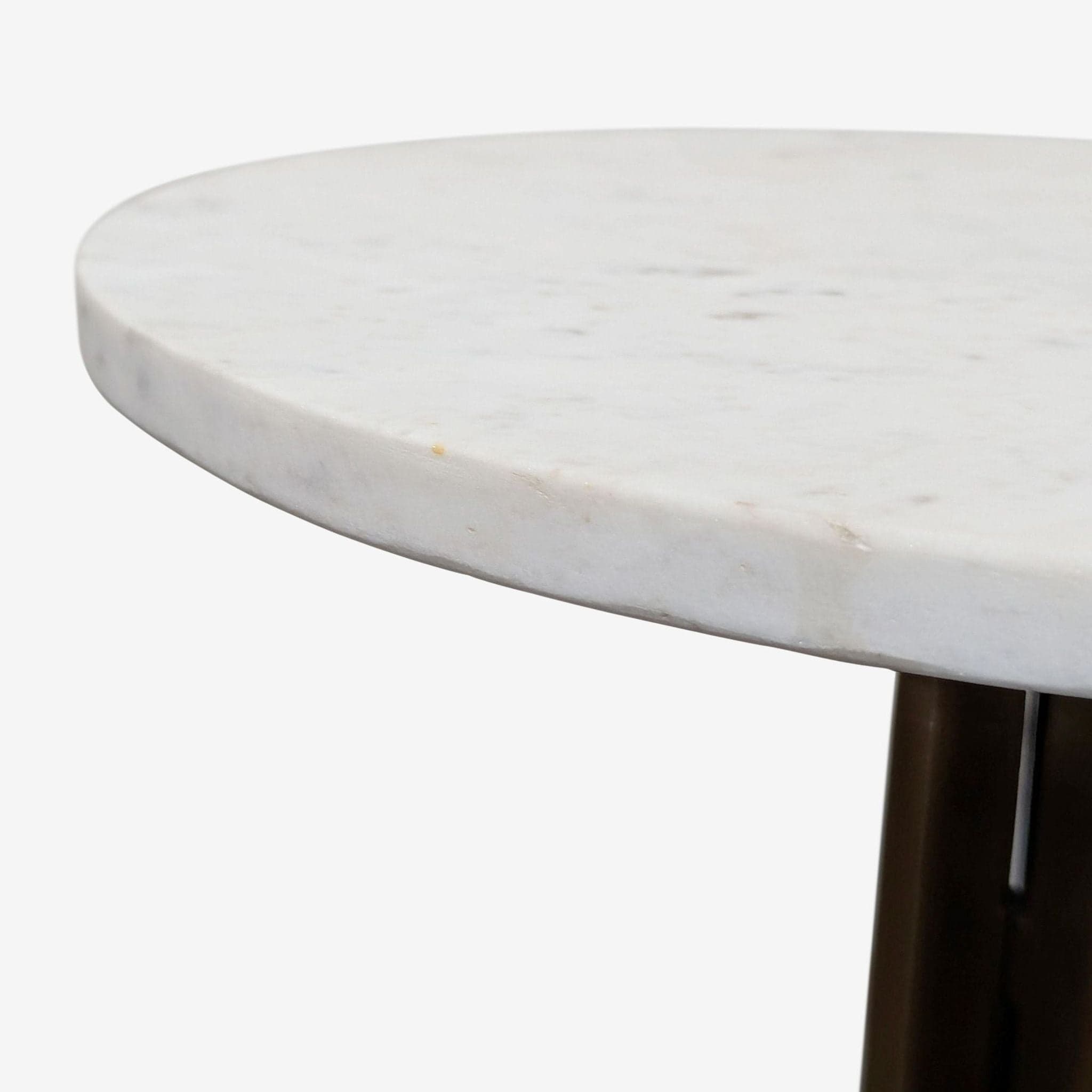 CB2 Dorset Marble Side Table - Thumbnail 4