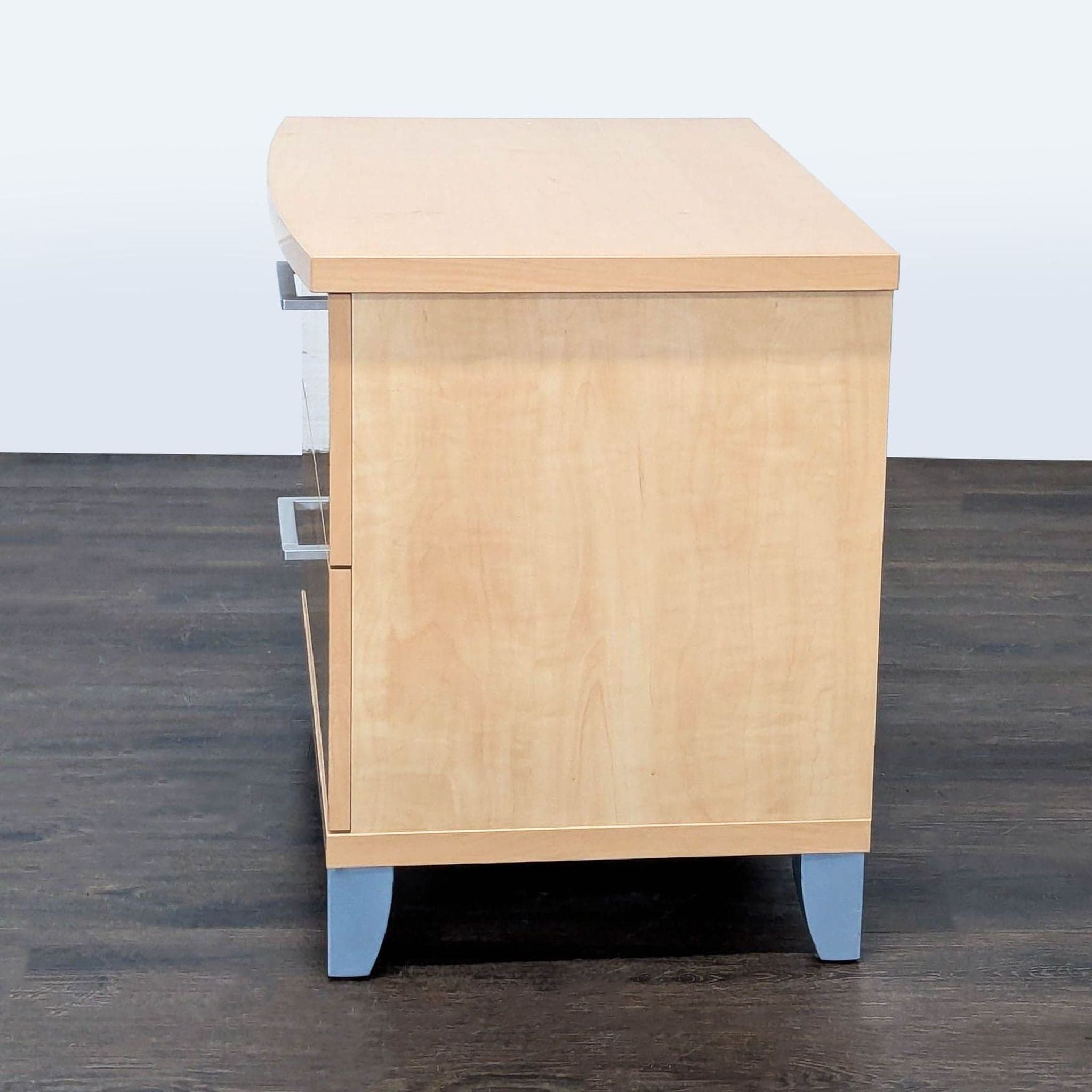 Alf Italia Two Tone Two Drawer Nightstand - Thumbnail 6