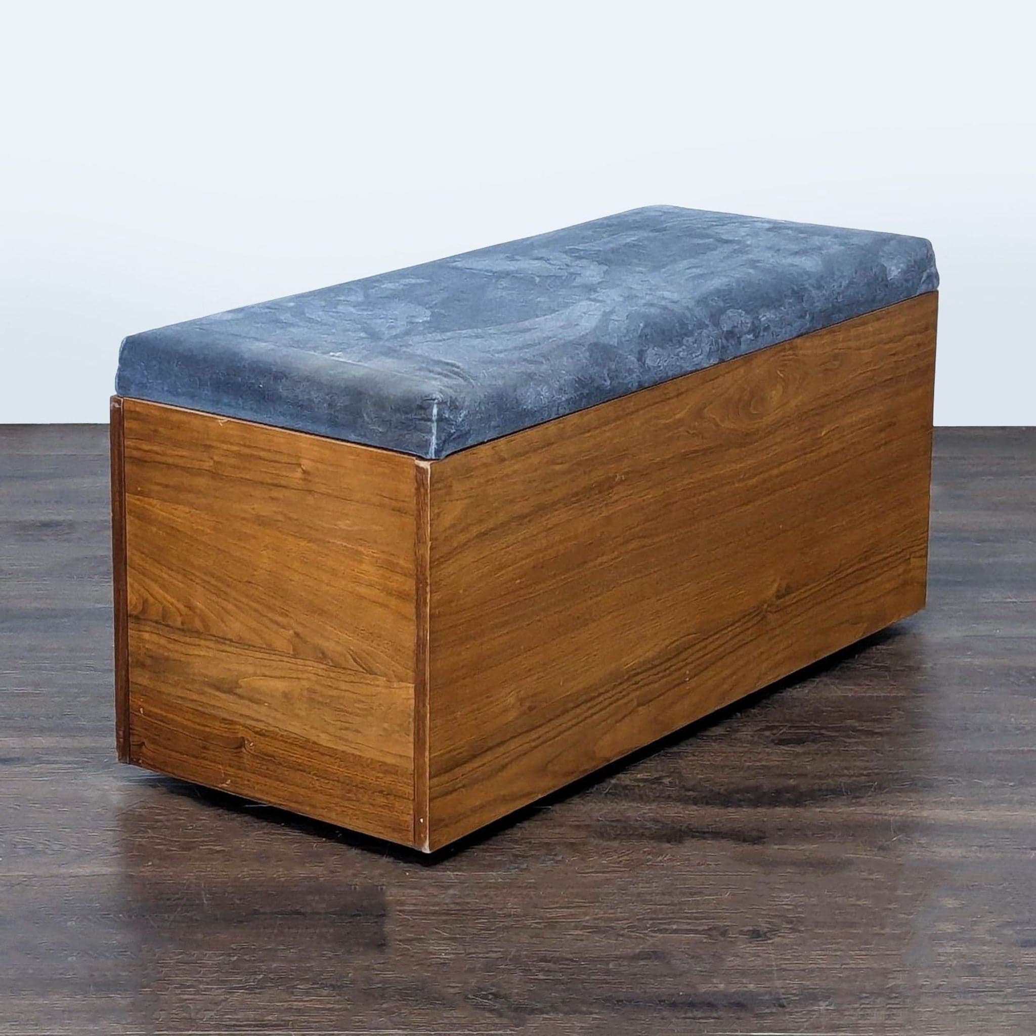 Storage Bench with Upholstered Top - Thumbnail 3