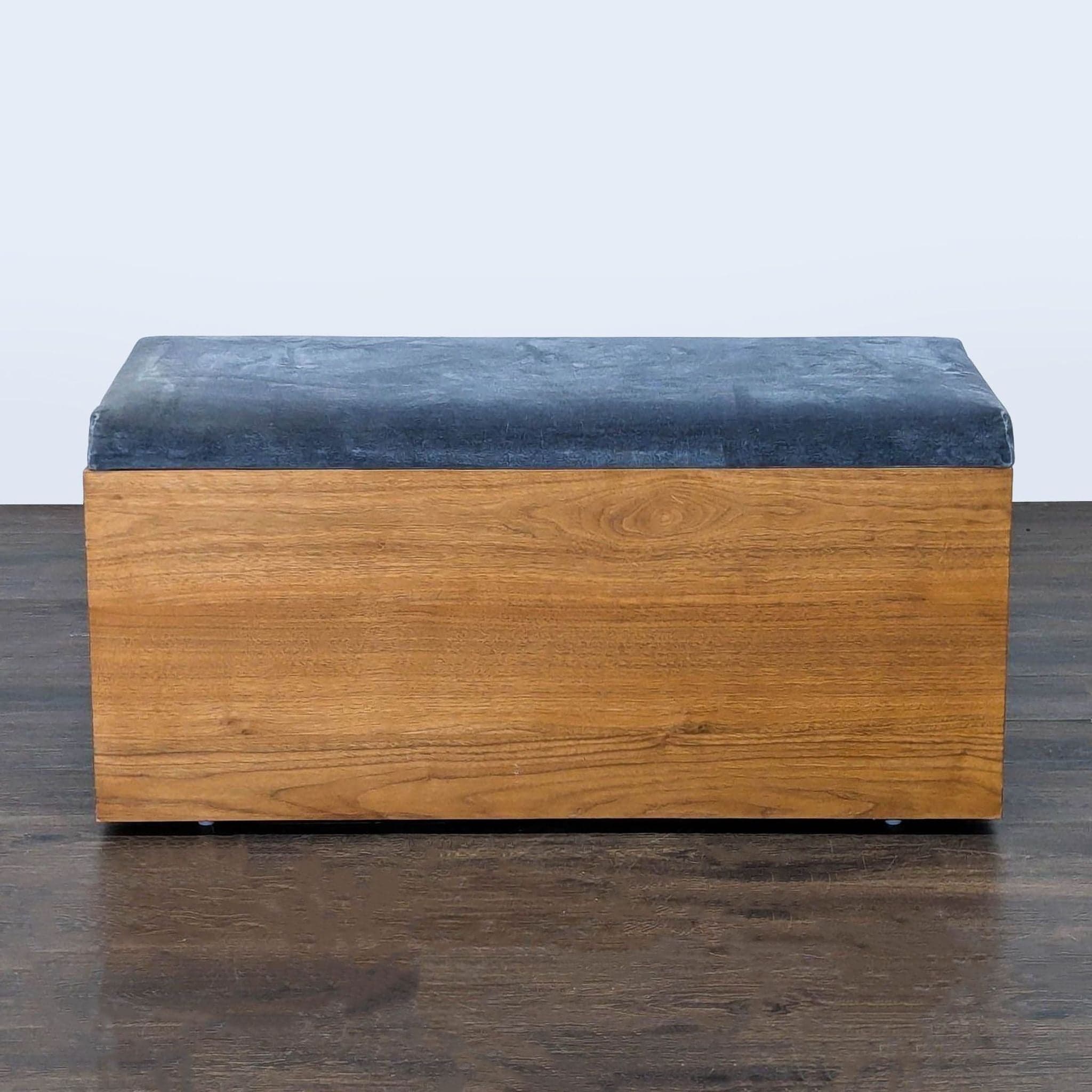 Storage Bench with Upholstered Top