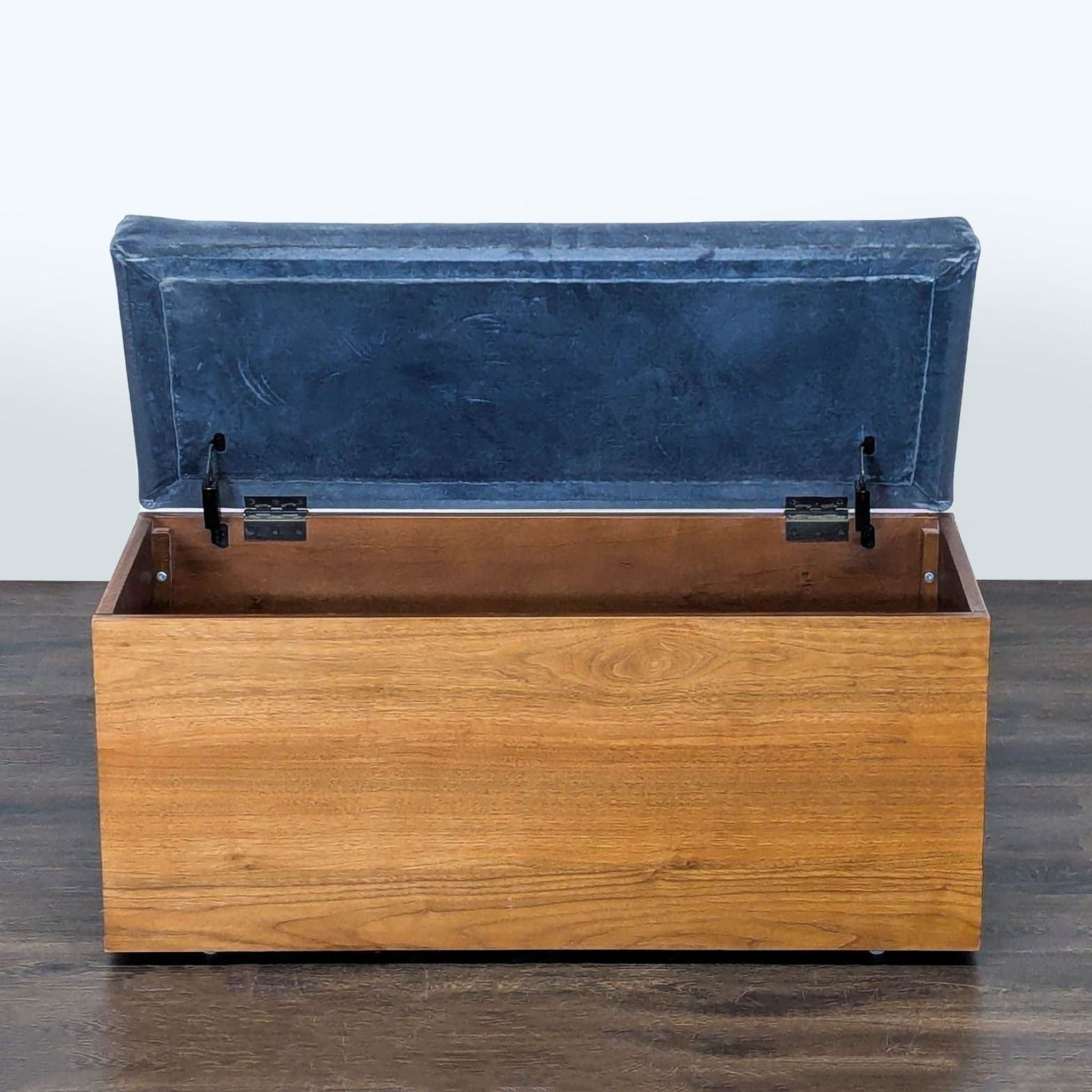 Storage Bench with Upholstered Top - Thumbnail 2