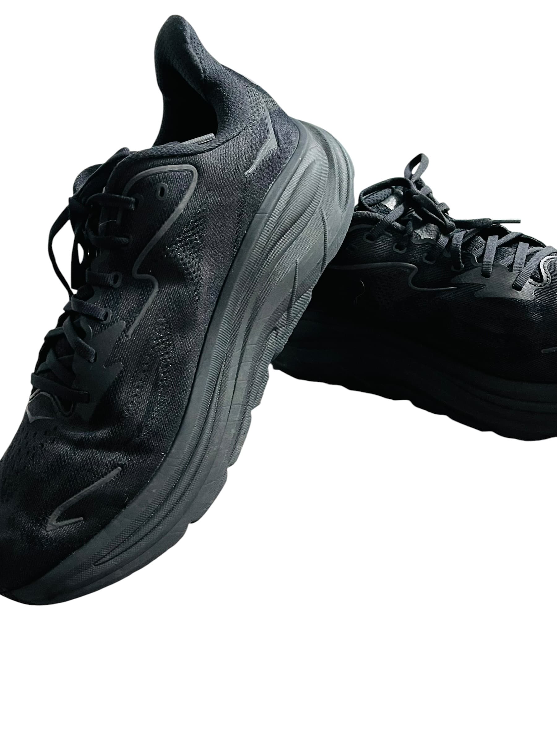 Hoka Men’s Clifton 10 Black ON Black Athletic Shoe/Sneaker - Thumbnail 3