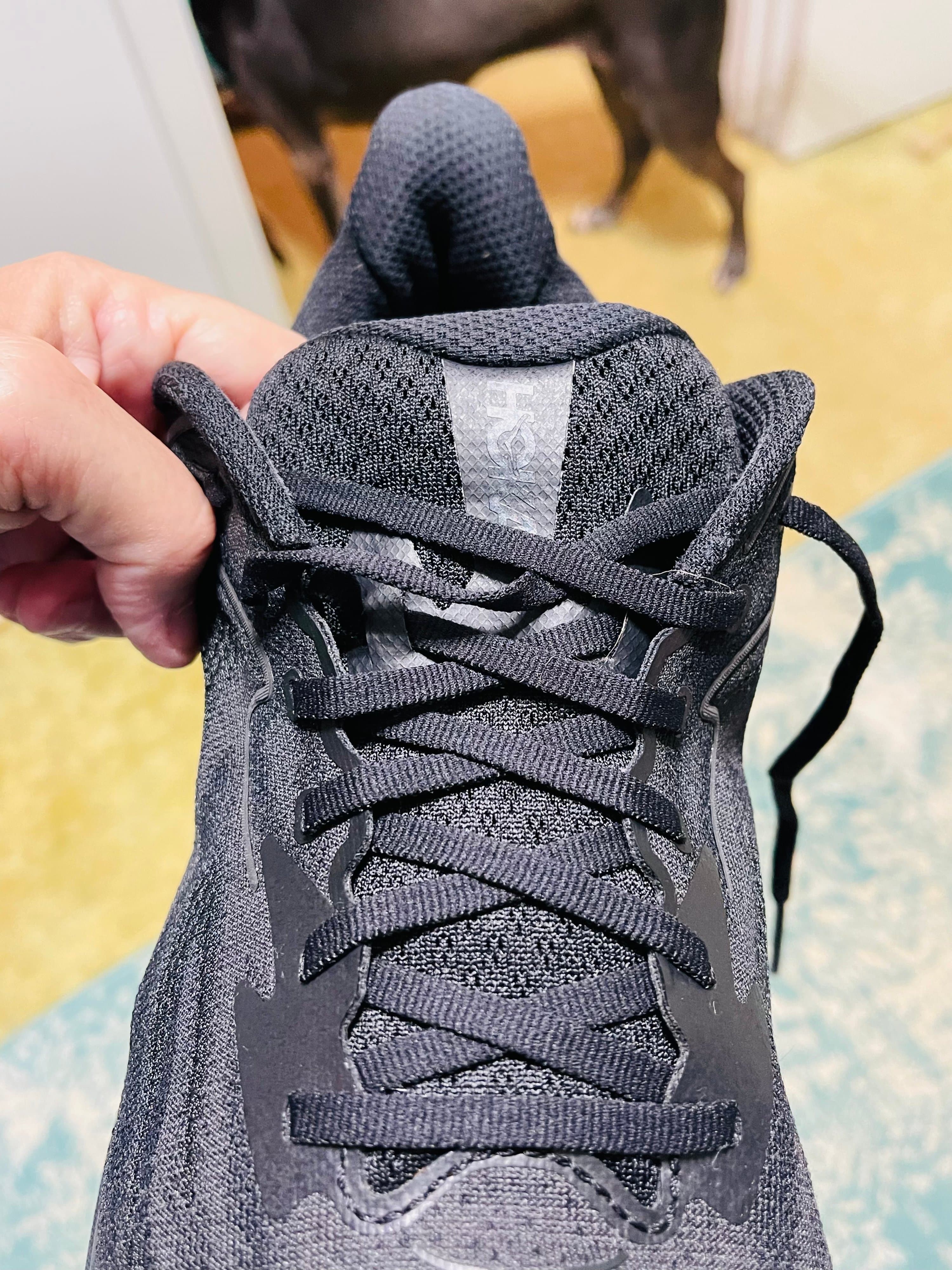 Hoka Men’s Clifton 10 Black ON Black Athletic Shoe/Sneaker - Thumbnail 13